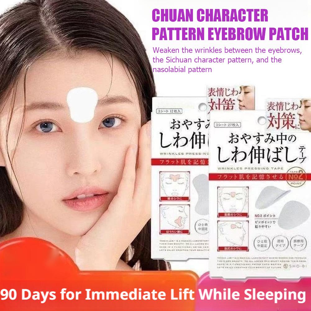 Skincare Omg - 加水分解コラーゲン額のしわパッチ、アンチエイジングジェルマスク（目尻のしわ、ほうれい線用）、引き締めフェイシャルスキンケアステッカー