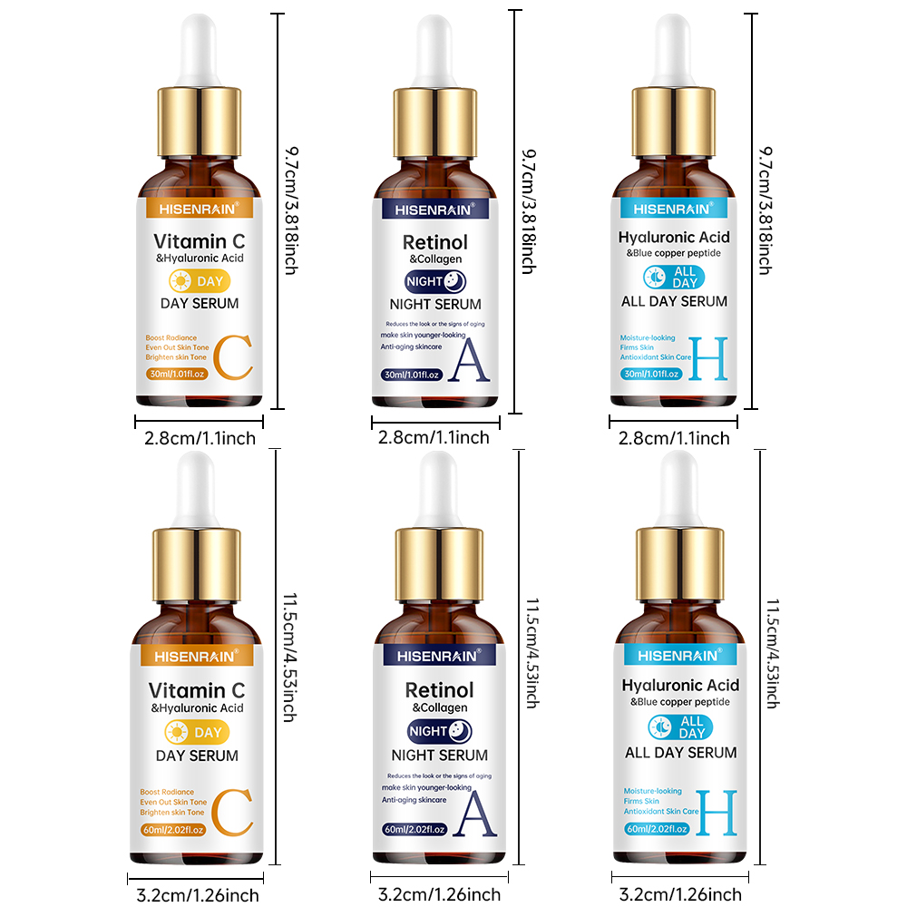 ハイセンレイン ビタミンC + レチノール + ヒアルロン酸 - Ferulic Acid Serum のレビューと価格