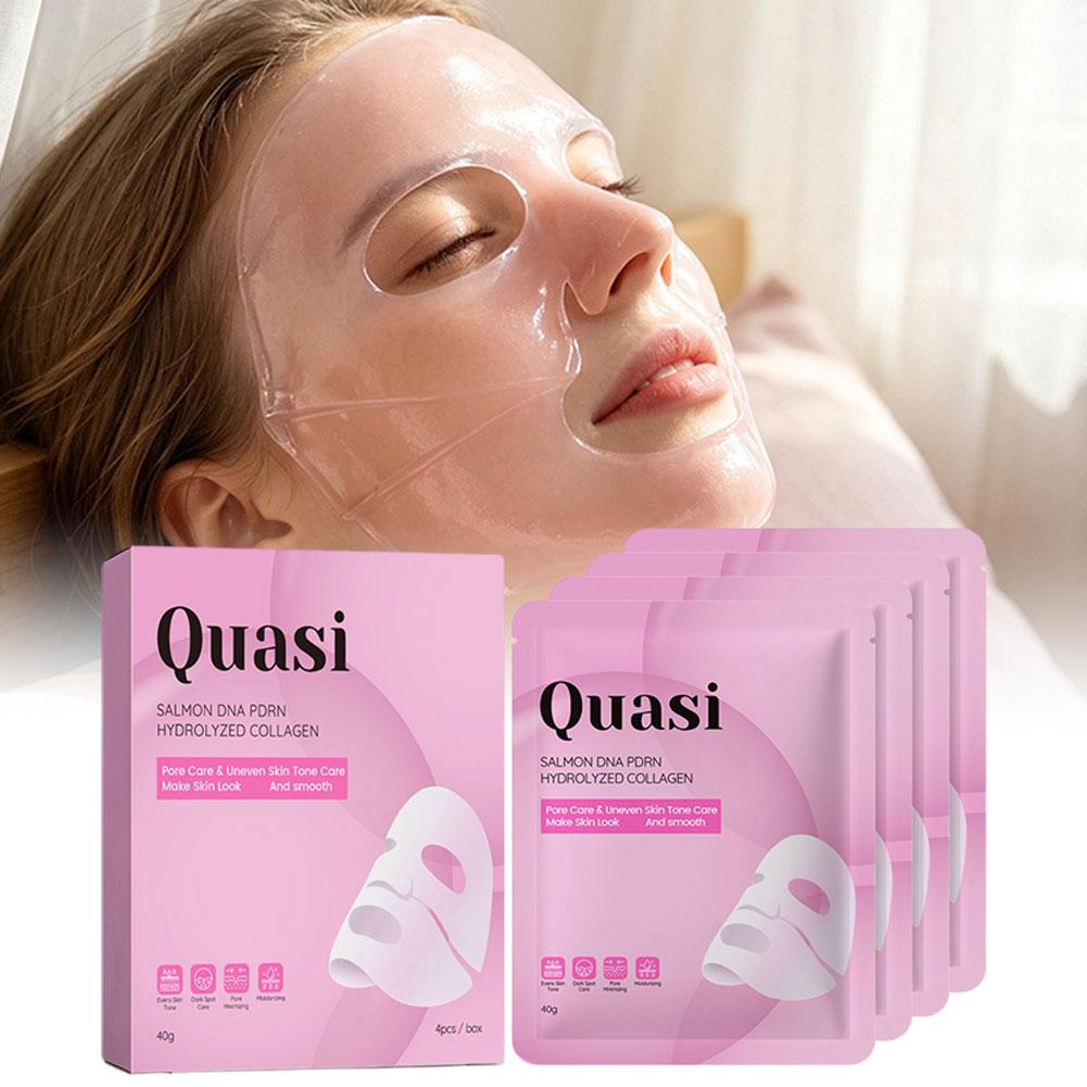 サーモンDNA PDRN加水分解コラーゲンマスク 4枚入り  - Skincare Omg のレビューと価格