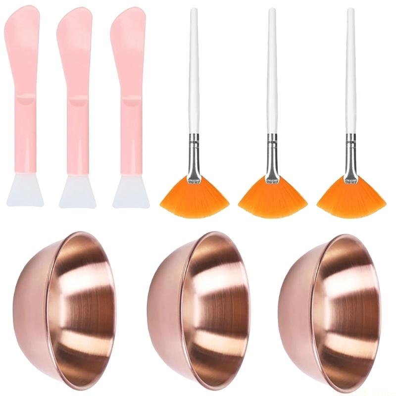 D0AB 9 パック プロフェッショナル マスク ツール セ - Skincare Omg のレビューと価格
