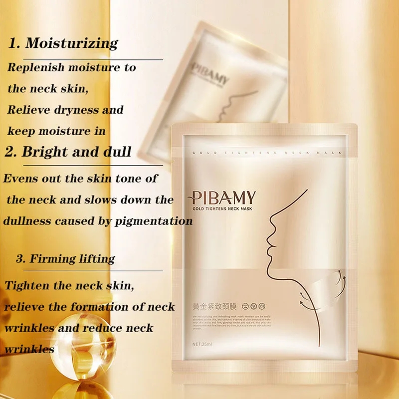 ゴールドファーミングネックマスク 保湿 しわ対策 アンチエイ - Skincare Omg のレビューと価格