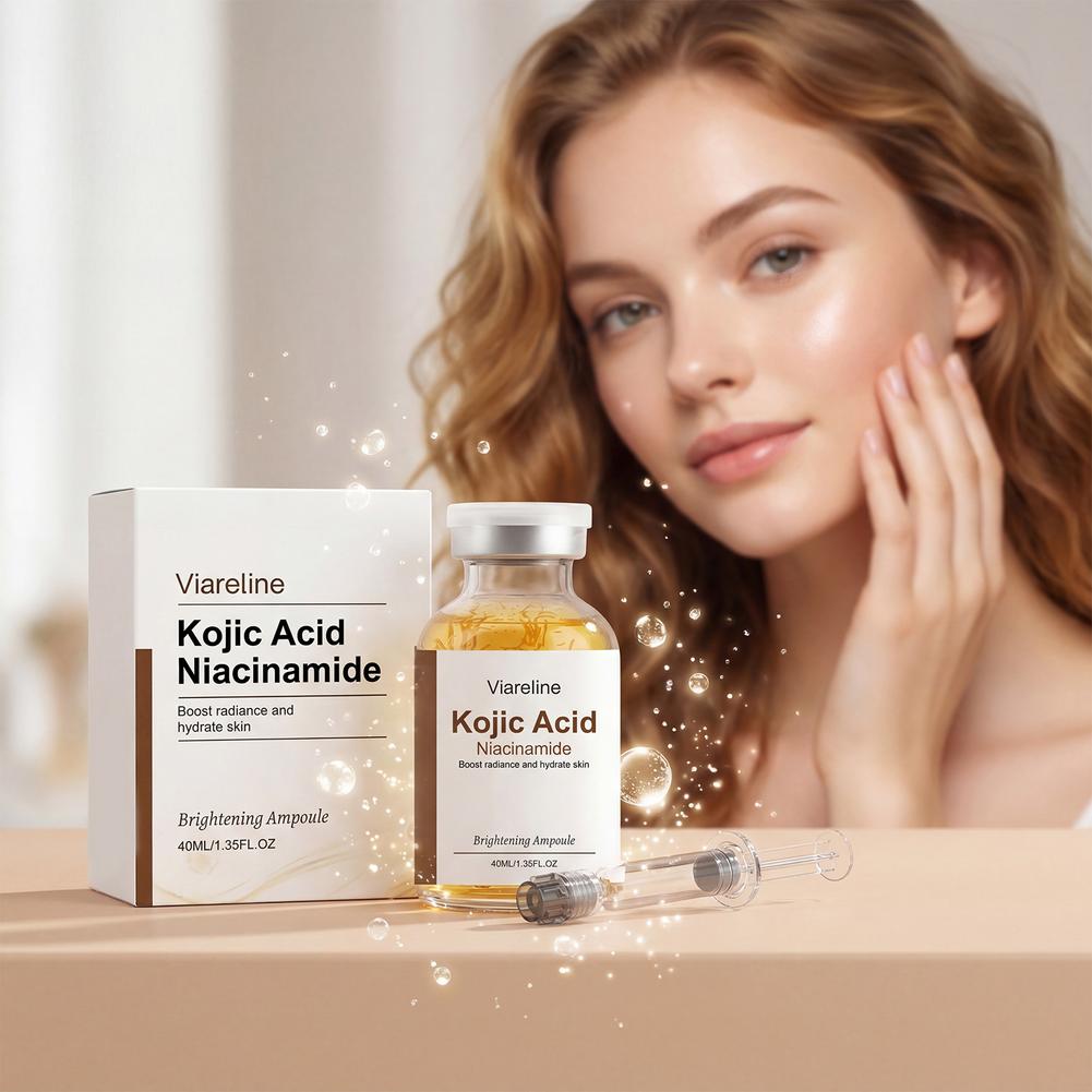 コウジ酸ナイアシンアミド配合フェイシャルアンプルエッセンス、 - Ferulic Acid Serum のレビューと価格