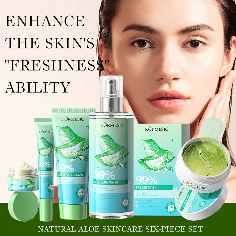 アロエベラスキンケアセット クレンジングフェイスクリーム 洗 - Skincare Omg のレビューと価格